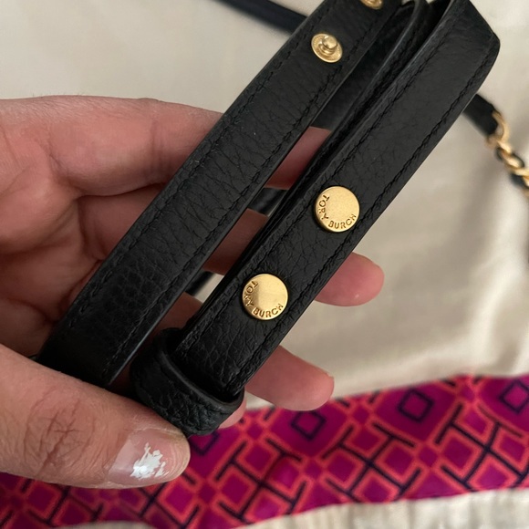 New Tory Burch Britten Convertible Crossbody Bag With Gold Hardware - Picture 10 of 11